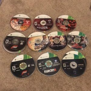 10 x Xbox 360 Video Game Lot - Conditions Vary